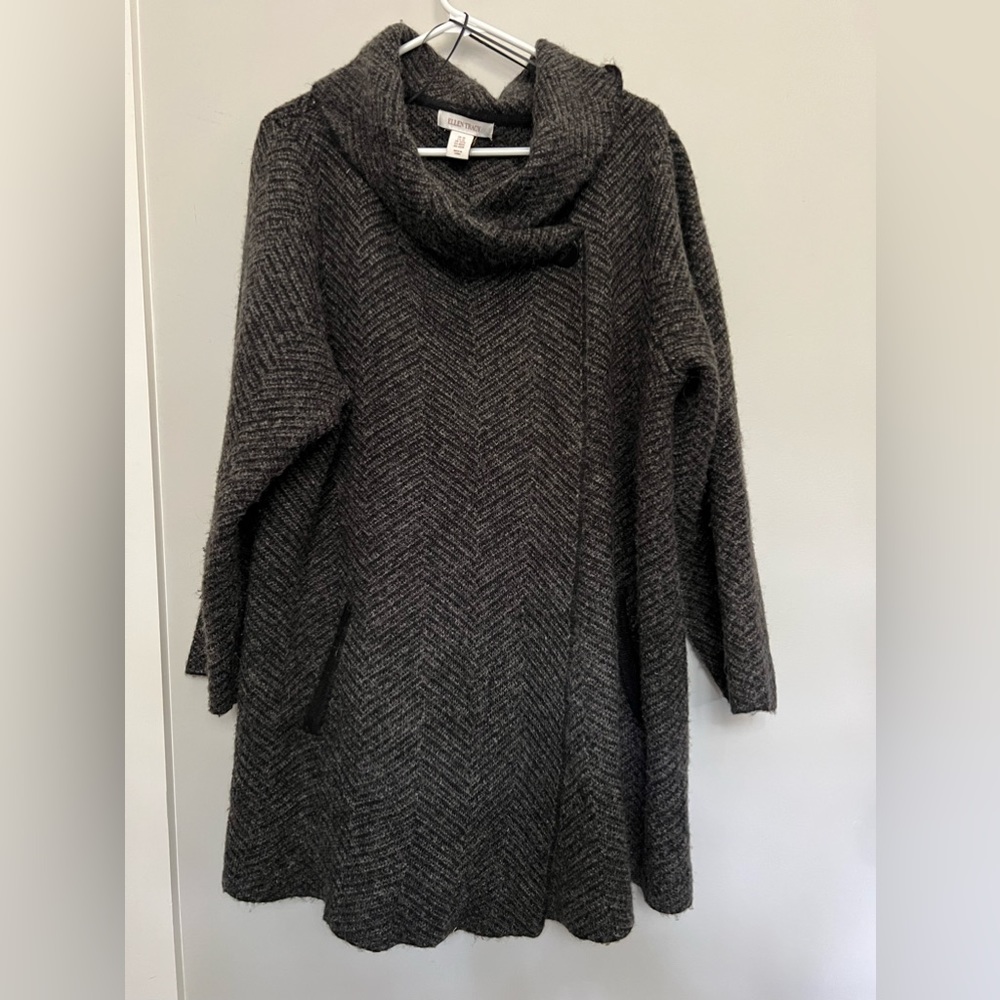 Ellen Tracy 2X Wrap Car Coat